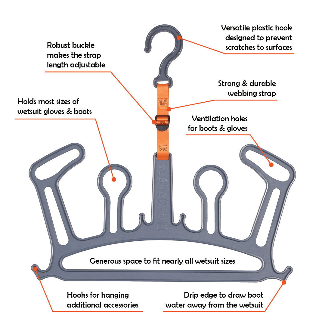 C-Monsta Wetsuit Hanger