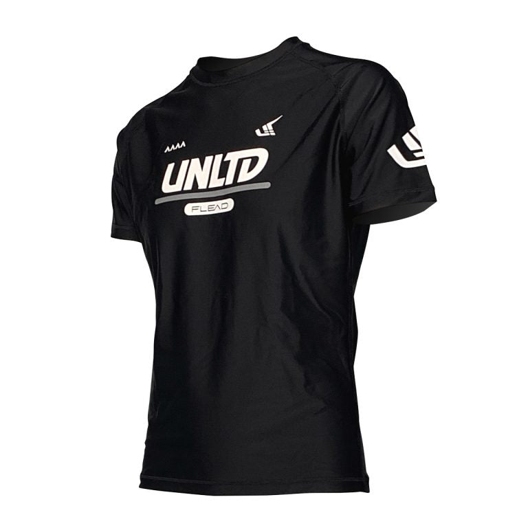 Hydro Rash Guard Short Sleeved - Black