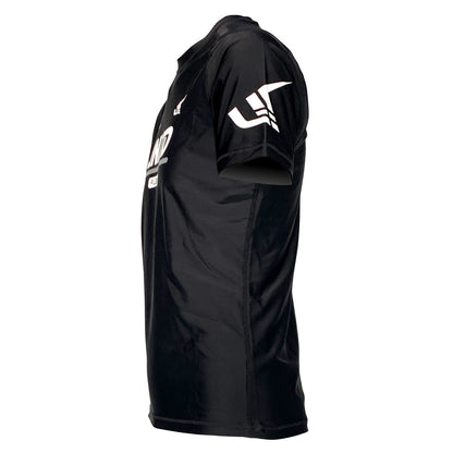 Hydro Rash Guard Short Sleeved - Black