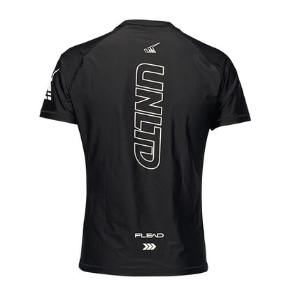 Hydro Rash Guard Short Sleeved - Black