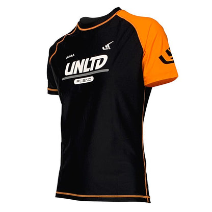 Hydro Rash Guard Short Sleeved - Orange