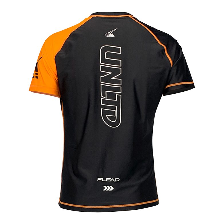 Hydro Rash Guard Short Sleeved - Orange
