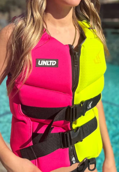 Flead Neo Vest - Yellow/Pink