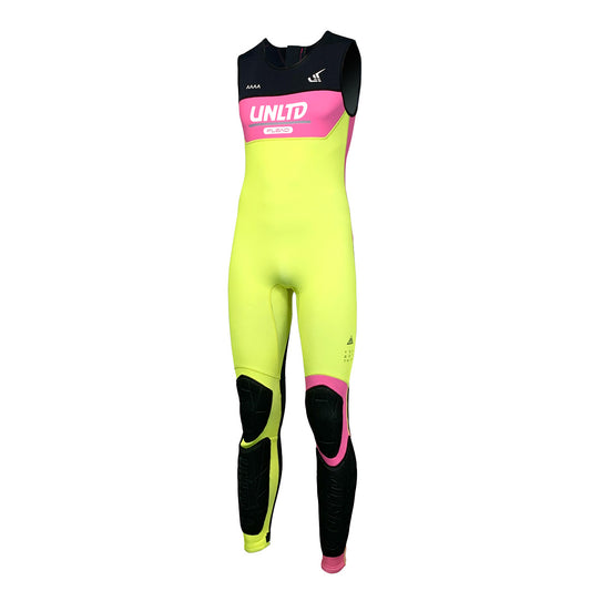 Flead Wetsuit John - Yellow/Pink